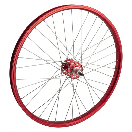 Wheel Master 24in Alloy BMX 24in Rear Wheel Black Ops 1-speed 36H 3/8in 110mm 1
