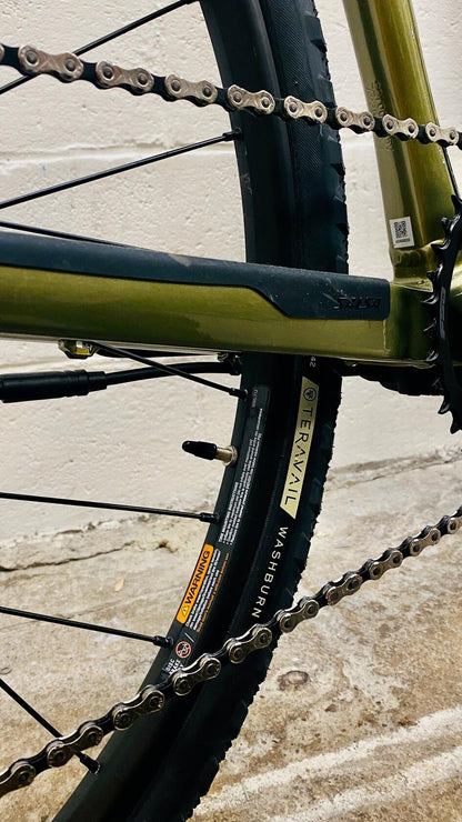 Salsa Confluence Drop Bar Apex 1 Electric Bike 700c Aluminum Avocado Green 49cm 10
