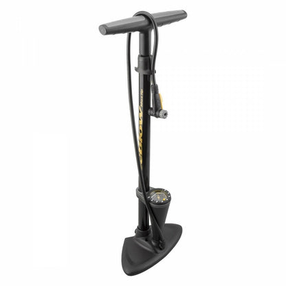 Topeak JoeBlow Max HP Floor Pump 160psi with TwinHead Presta/Schrader Valve 1
