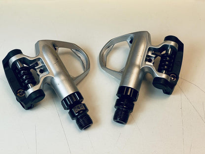Vintage Mavic Sprint Clipless Pedals 9/16" Silver w/o Cleats Excellent Condition 6