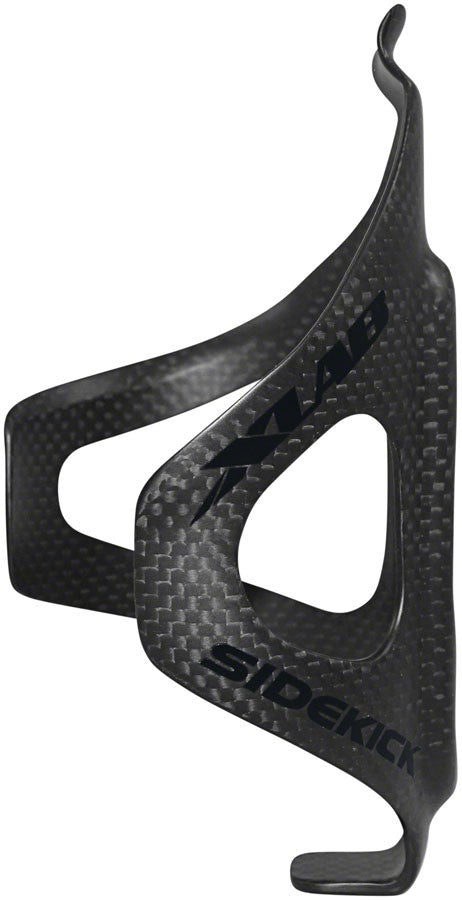 XLAB Sidekick Carbon Water Bottle Cage, Side Loading, Right Entry, Matte Black 2