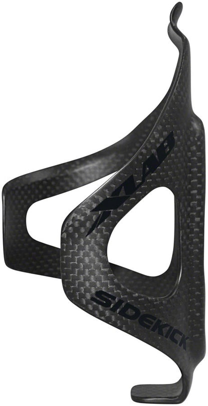 XLAB Sidekick Carbon Water Bottle Cage, Side Loading, Right Entry, Matte Black 2