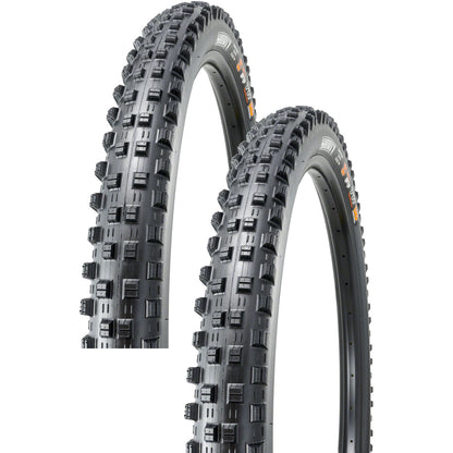 Pack of 2 Maxxis Shorty Tire 29 x 2.5 Tubeless Folding Black 3C EXO Casing TPI 1