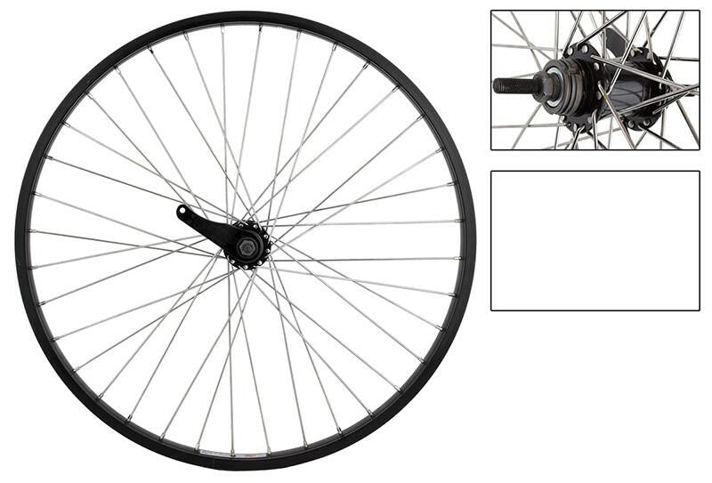 WM Wheel Rear 26x1.75 559x25 Aly Bk 36 Kt Cb Bkb Bk 110mm 12gss W/trim Kit 1