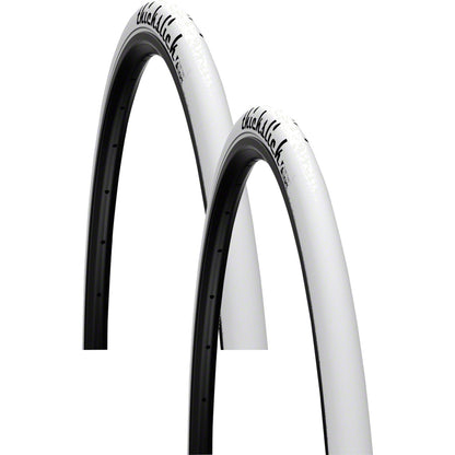 Pack of 2 WTB ThickSlick Tire 700 x 25 Clincher Wire White Comp Road Bike 1