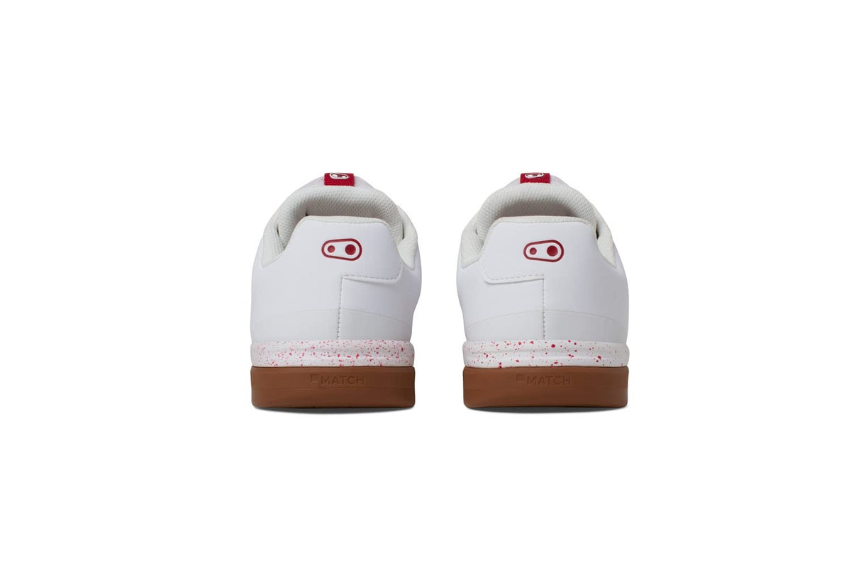 Crank Brothers Mountain Shoes STAMP LACE WHITE / RED - GUM OUTSOLE SPLATTER 12.0 4