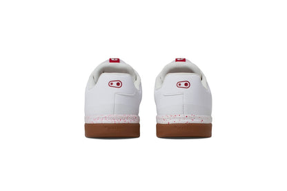 Crank Brothers Mountain Shoes STAMP LACE WHITE / RED - GUM OUTSOLE SPLATTER 12.0 4