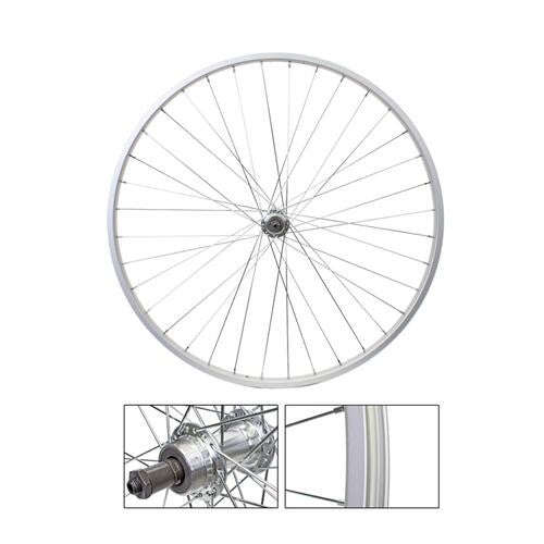 WheelMaster Alloy 27" Rear Road Wheel 5-7 Speed Threaded Freewheel 36h QR Hub 1