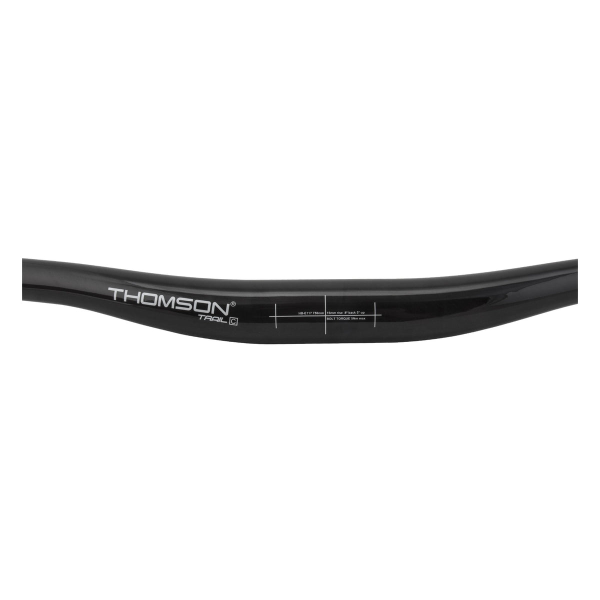 Thomson Bike Products Carbon Fiber MTB 31.8mm x 750mm Handlebars 4