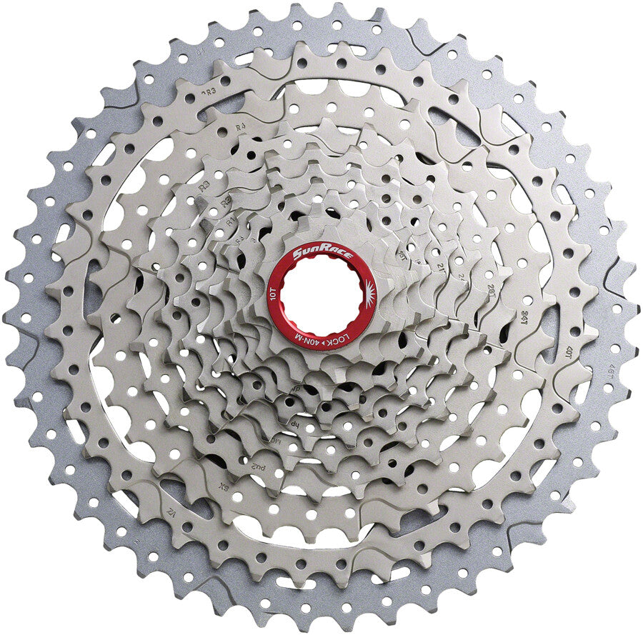 SunRace CSMX9X Cassette - 11-Speed 10-46t Metallic Silver For XD Driver Body 1