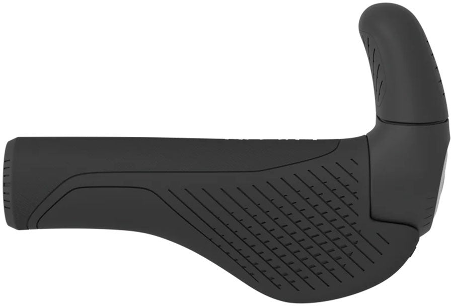 Ergon GS2 Evo Large Lock-On Ergonomic Bike Grips Black/Gray Rubber 2