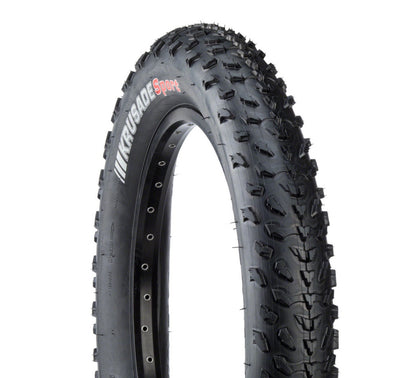 Kenda Krusade Sport Fat Tire 20x4.00 Wire Black 60TPI eBike 20" Electric Bike 1
