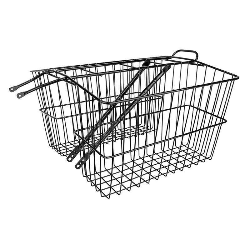 Wald Products #535 Rear Basket Basket Wald 535gb Twin Rr Lg 18x7x12 Bk 1