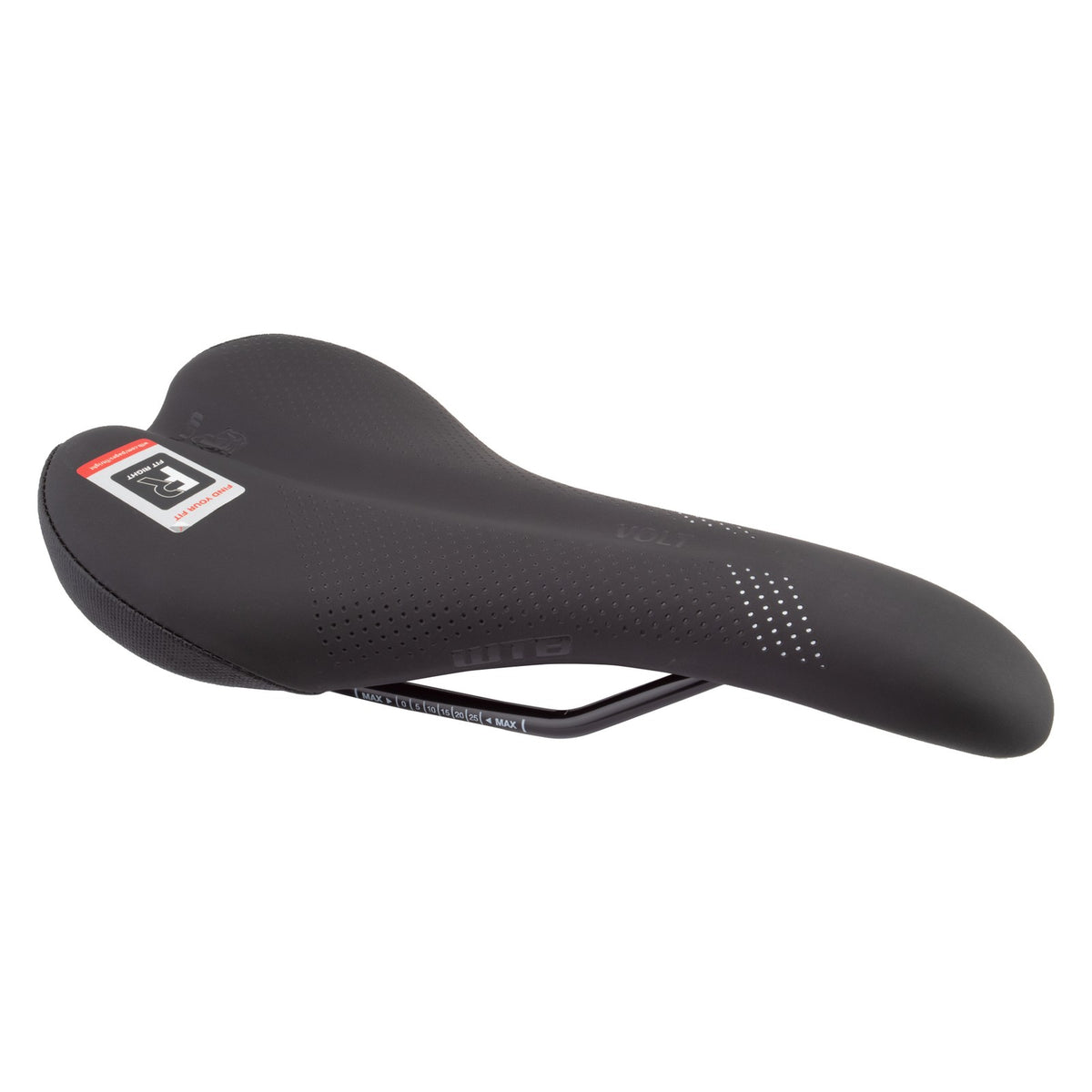 WTB Volt Saddle - Steel, Black, Narrow 1