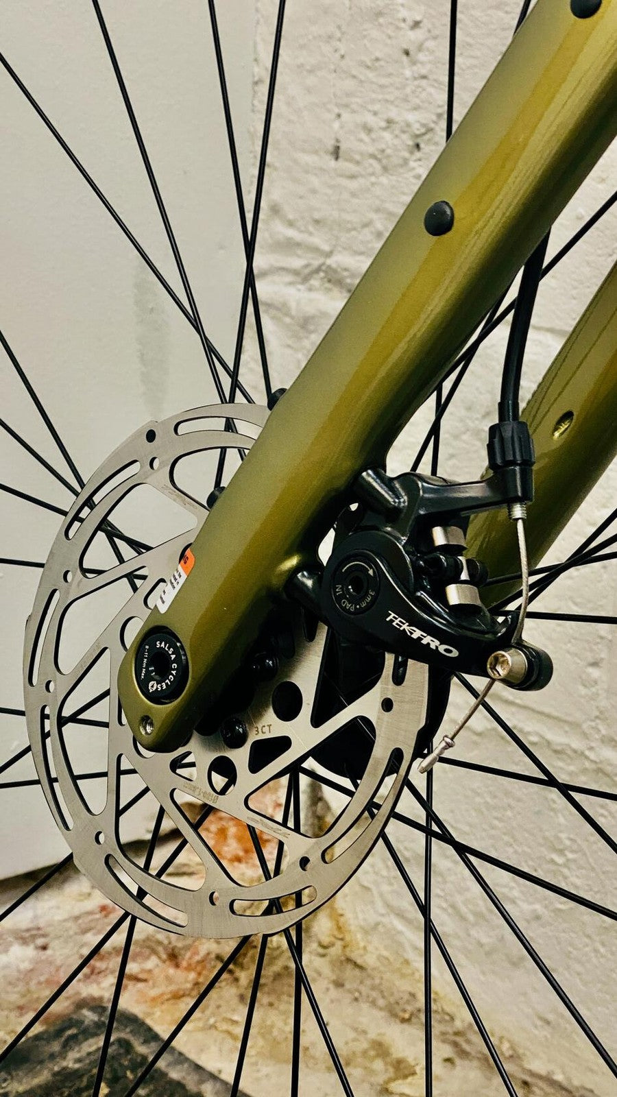 Salsa Confluence Drop Bar Apex 1 Electric Bike 700c Aluminum Avocado Green 49cm 16