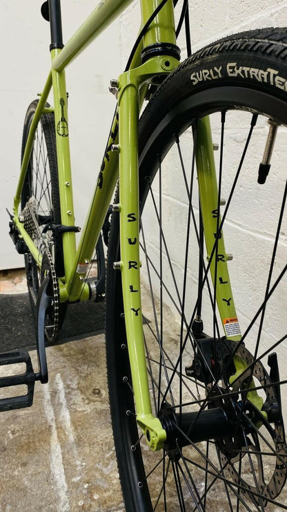 Surly Disc Trucker Bike - 700c, Steel, Pea Lime Soup, 60cm 3