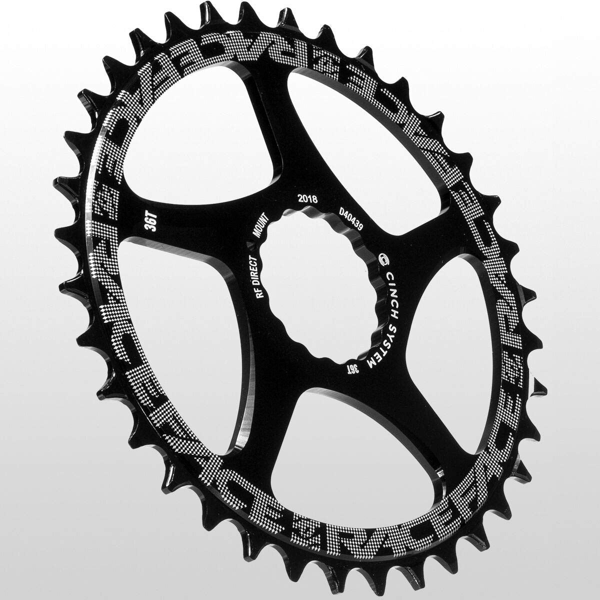 RaceFace Narrow Wide Chainring: Direct Mount CINCH 24t Black 3