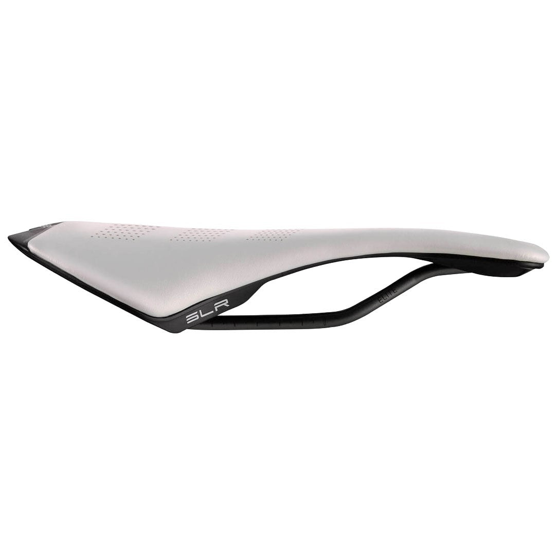 Selle Italia SLR Elite Opal L3 Steel Rails Cycling Saddle White 3
