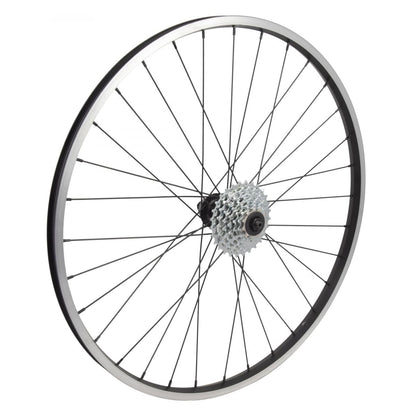 Wheel Master 26in Alloy Mountain Rear Wheel + 7-speed Cassette CL Disc QR 32H 1