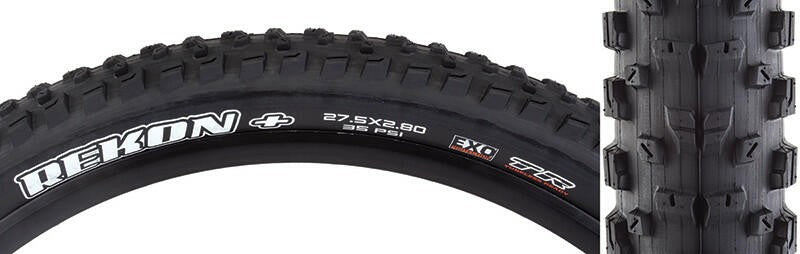 Maxxis Rekon+ DC/EXO/TR Tire Max Rekon+ 27.5x2.8 Bk Fold/60 Dc/exo/tr 1