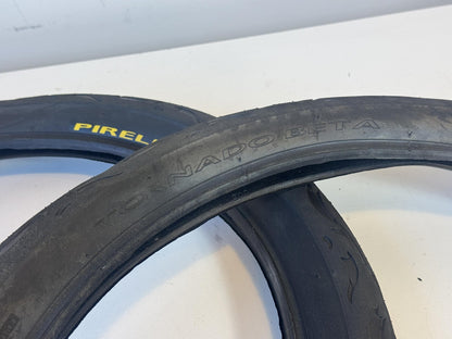 Pirelli Tornado Beta 20x2.125 Wire Bead Tires BMX Pair - Storage Wear 3