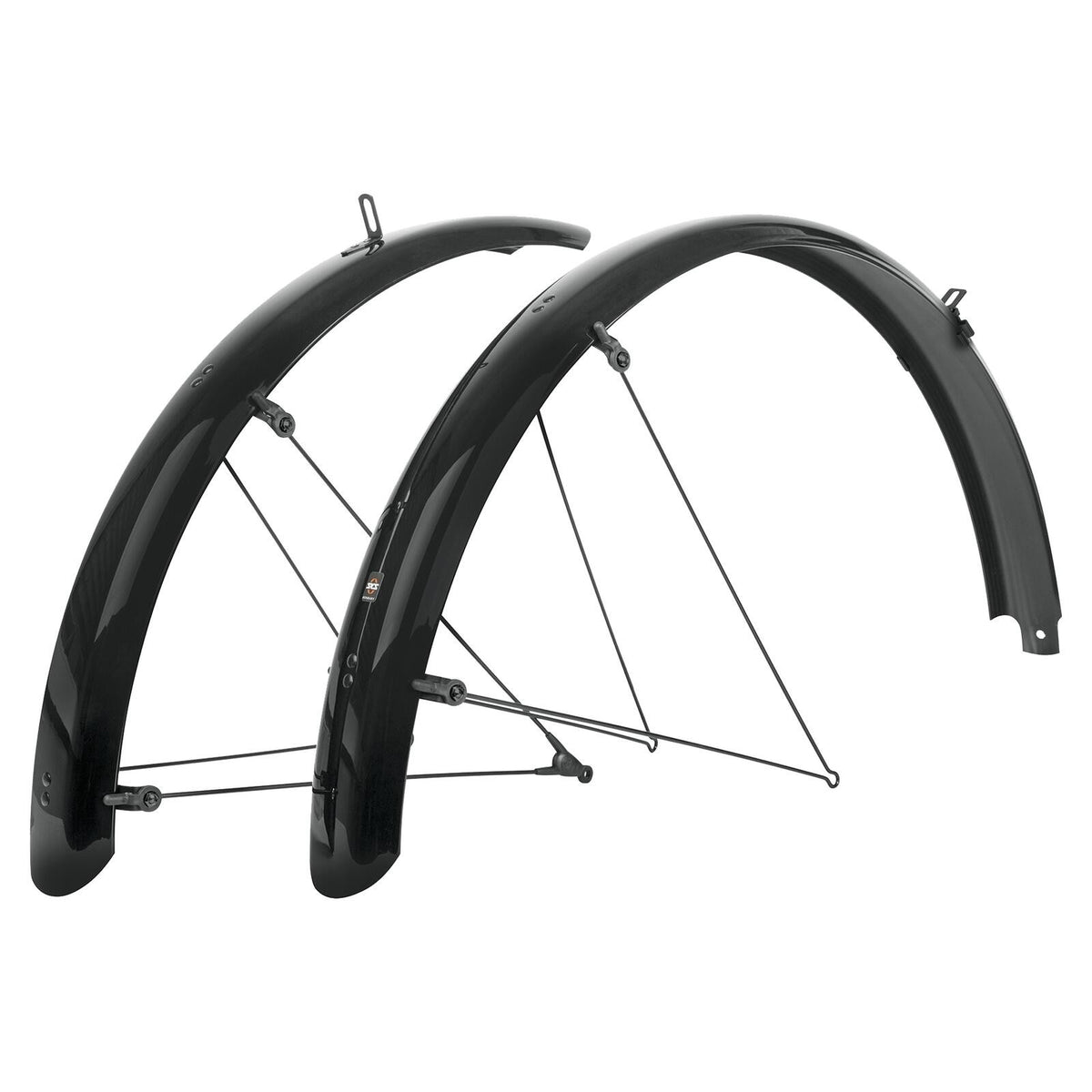 SKS B69 Bluemels Full Coverage Fender Set - 69mm 27.5/29/700 x 2.5 Black 1