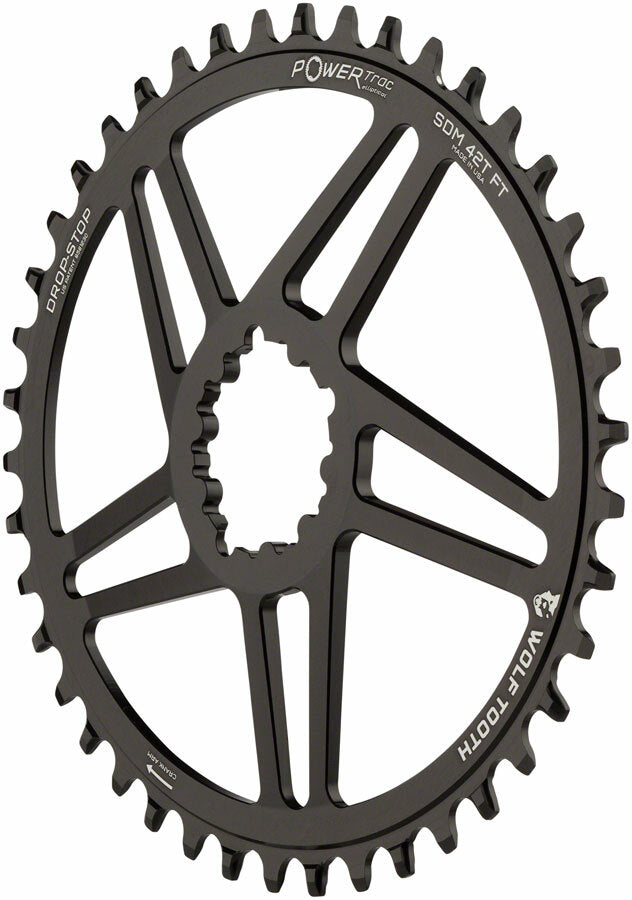 Wolf Tooth Elliptical Direct Mount Chainring - 40t for SRAM Direct Mount 6mm 1