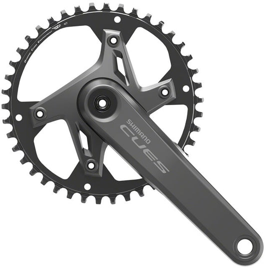 Shimano CUES FC-U6000-1 Crankset - 165/170/175mm, 32t/40t/42t, Asymmetric 1