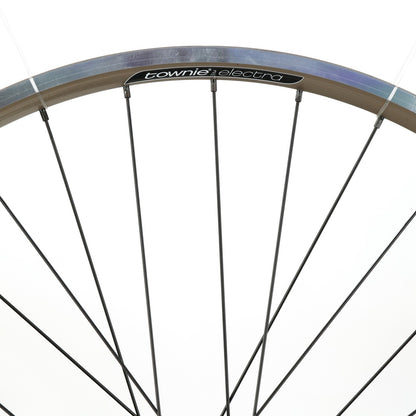 Electra Townie 21D 26'' Front Wheel, Clincher, Rim Brake, Quick Release, Schrade 6