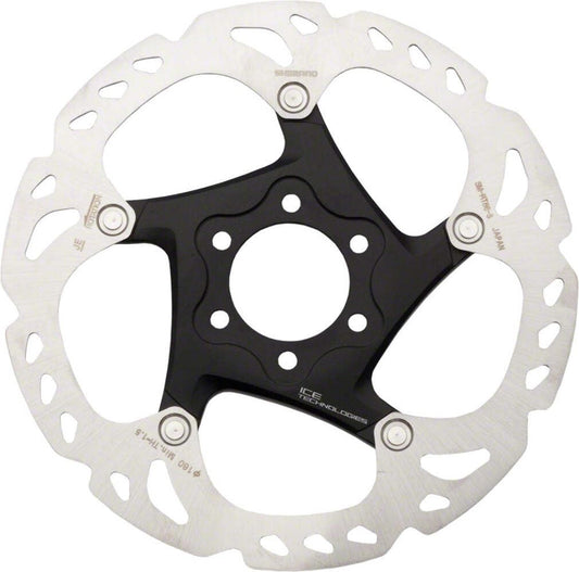 Shimano Deore XT SM-RT86-S2 Disc Brake Rotor - 160mm, 6-Bolt, Silver/Black 1