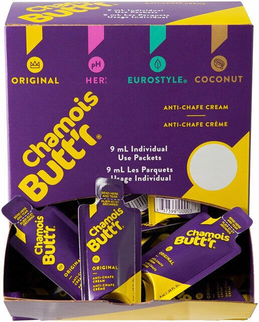 Chamois Butt'r Original POP Display Box of 75 Individual 0.3oz Packets 1