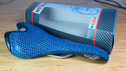ARTE SELLE Stealth 2000 Carbon Titanium Rail Blue Racing Saddle Made in Italy 1