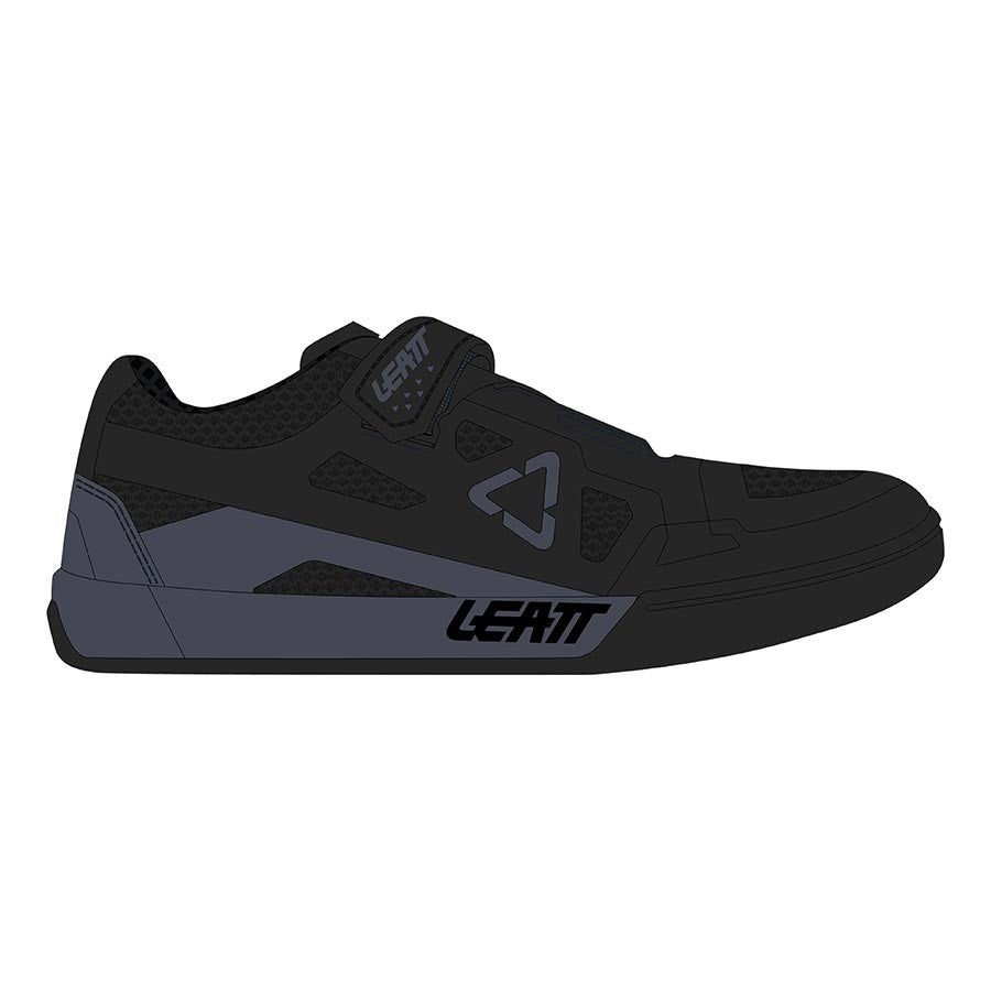Leatt 5.0 Men MTB Shoes Stealth Size 6 ClipGrip SPD All-Pedal Compatibility 1