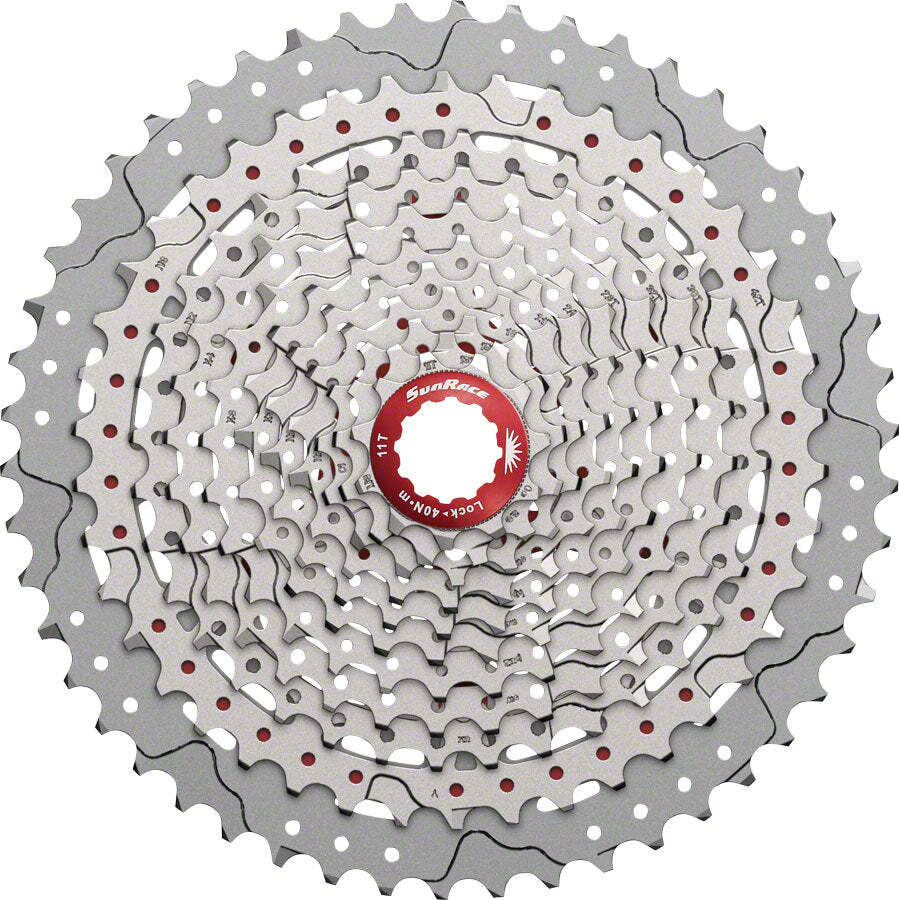 SunRace MX8 Cassette - 11 Speed 11-50t Silver 1