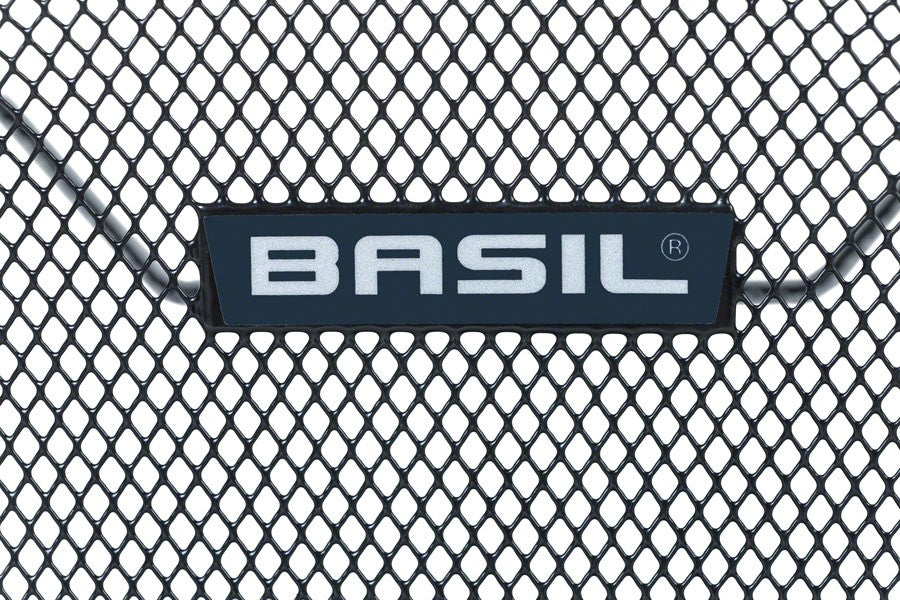 Basil Lesto Black Steel Rear Bicycle Basket with Pre-Assembled MIK Adapter 4