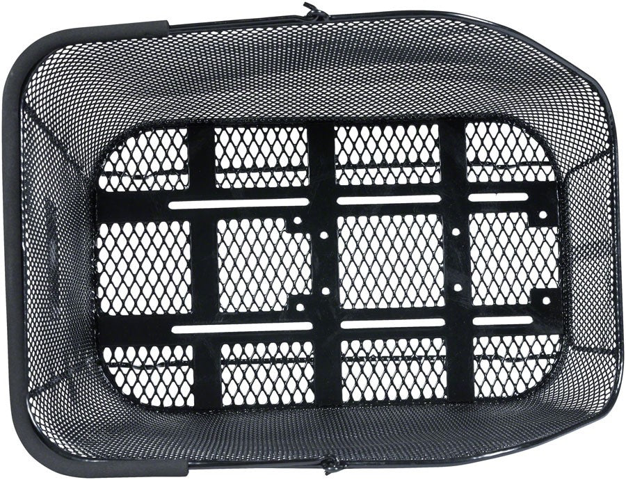 Basil Icon Black Steel Rear Bicycle Basket 15.7x13x9.8 Inches 2