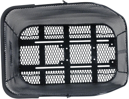 Basil Icon Black Steel Rear Bicycle Basket 15.7x13x9.8 Inches 2