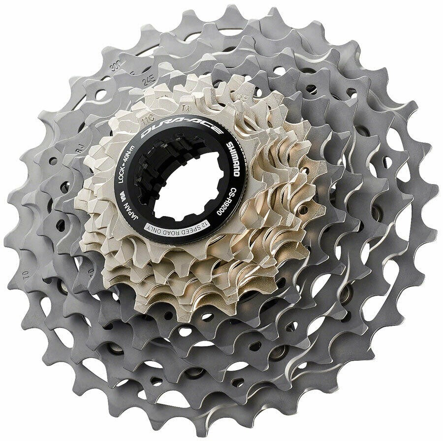 Shimano Dura-Ace CS-R9200 Cassette - 12-Speed, 11-34t, Gray 2