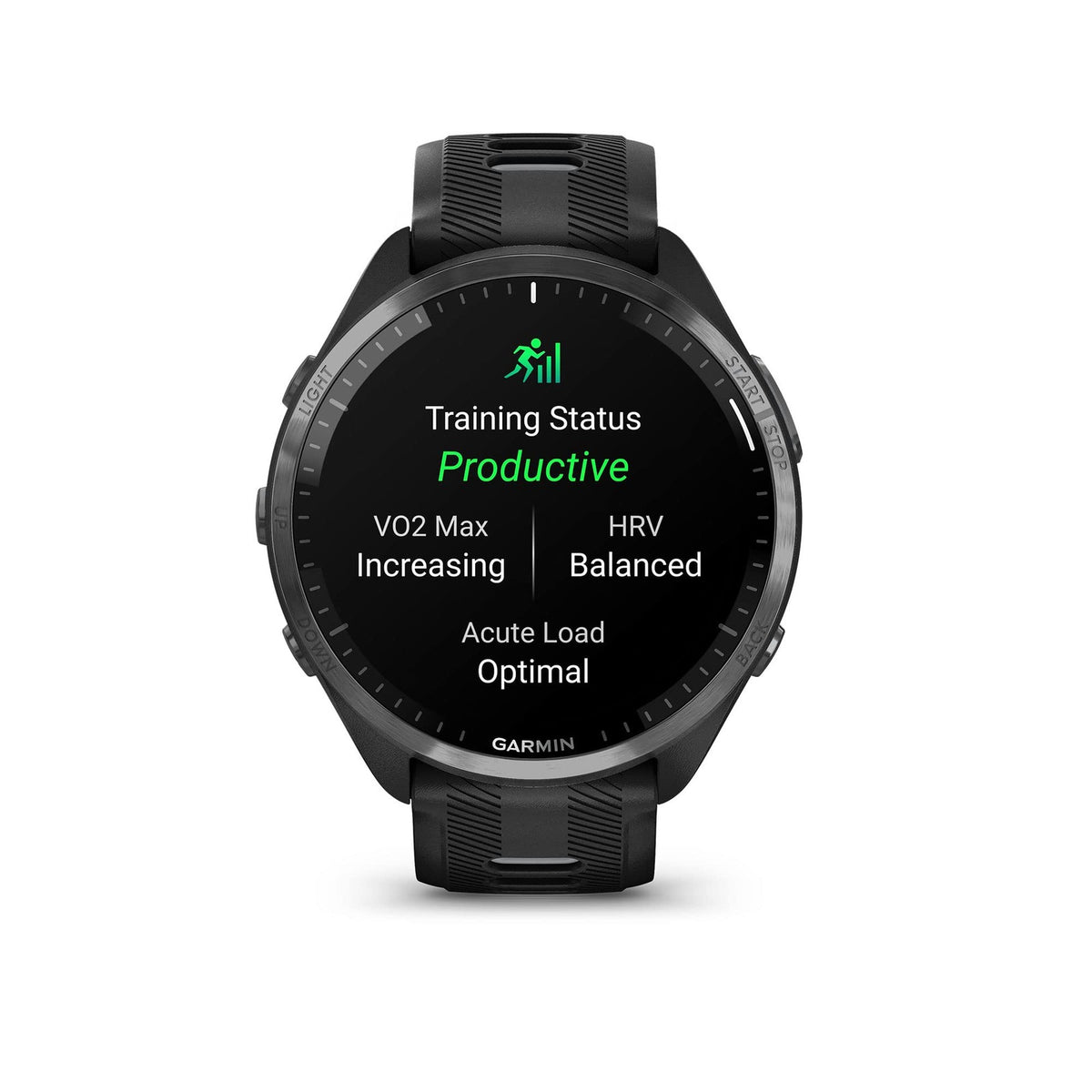 Garmin Forerunner 965 Running Smartwatch AMOLED Black/Powder Gray 010-02809-00 2