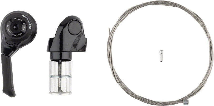 microSHIFT Left Bar End Shifter Mountain Pull Shimano Compatible 1