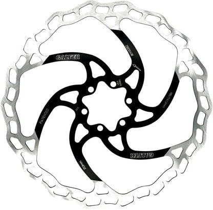2 Galfer 203mm MTB Disc Brake Rotors 6-Bolt, 1.8mm Thickness Black/Silver 2