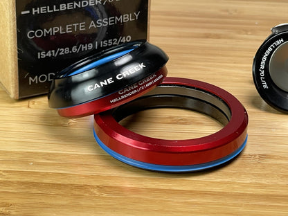 Cane Creek 70-Lite Headset, IS41/28.6|IS52/40 Black BAA2171K 2