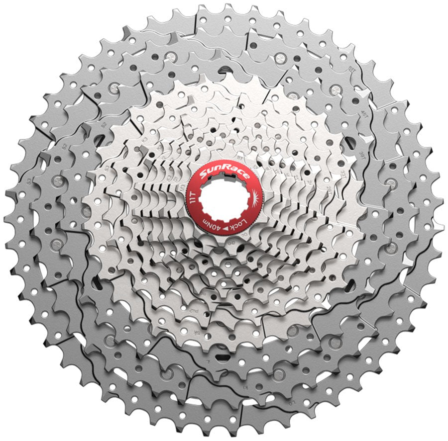 SunRace CSMZ903 Cassette - 12-Speed, 11-51t, Metallic Silver 1