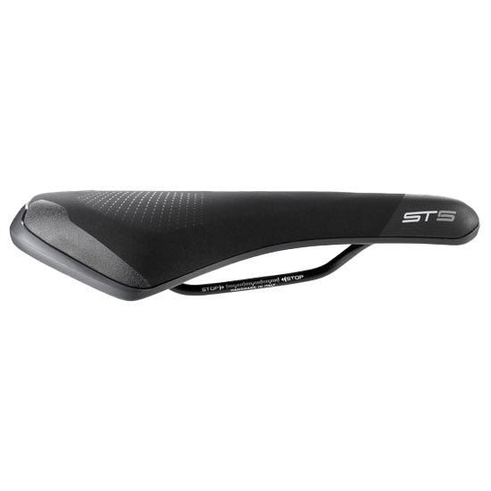 Selle Italia ST 5 Flow Saddle, S2 IDmatch, FeC Alloy Rail, Soft-Tek, Black 3