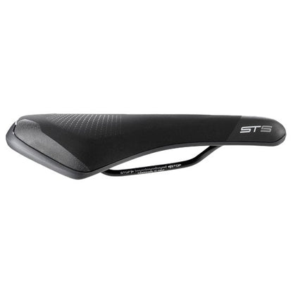 Selle Italia ST 5 Flow Saddle, S2 IDmatch, FeC Alloy Rail, Soft-Tek, Black 3