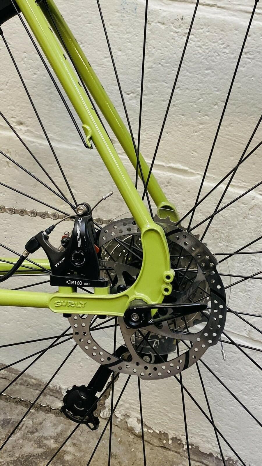 Surly Disc Trucker Bike - 700c, Steel, Pea Lime Soup, 58cm 12