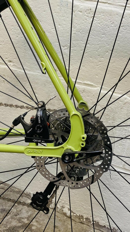 Surly Disc Trucker Bike - 700c, Steel, Pea Lime Soup, 58cm 12