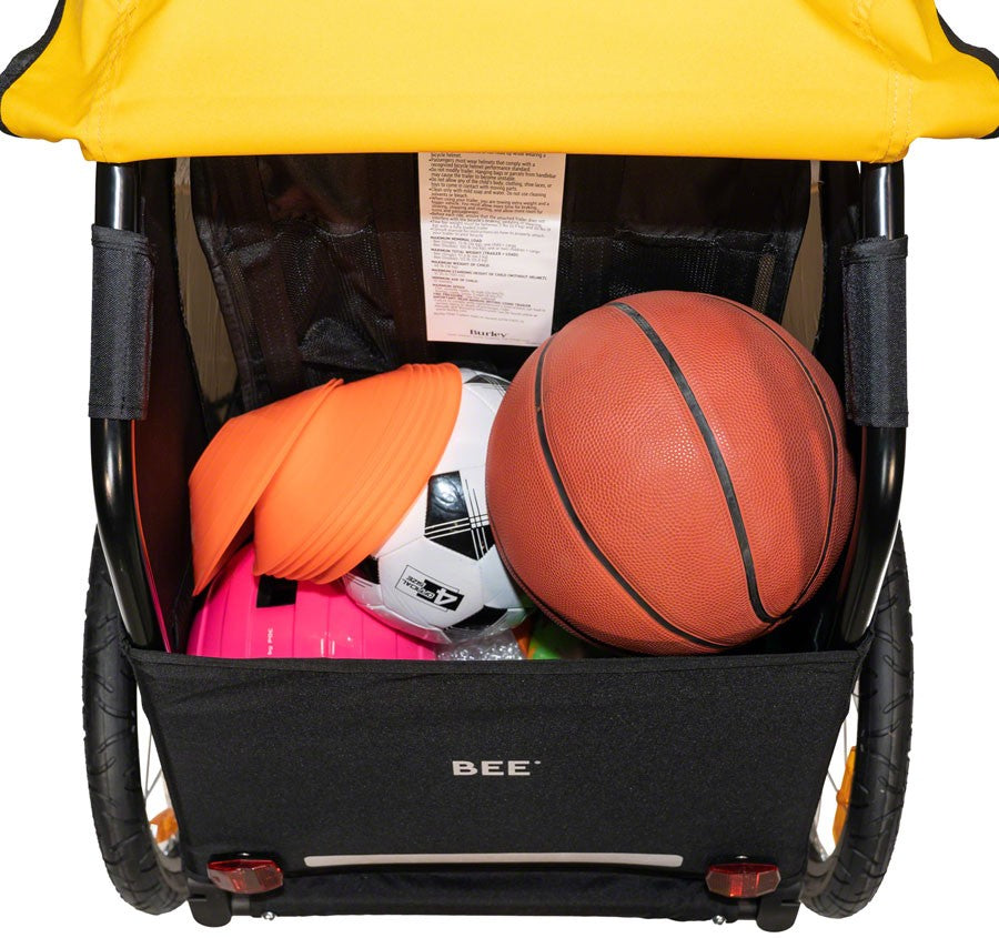 Burley Bee Single Kids Trailer One size Yellow 9