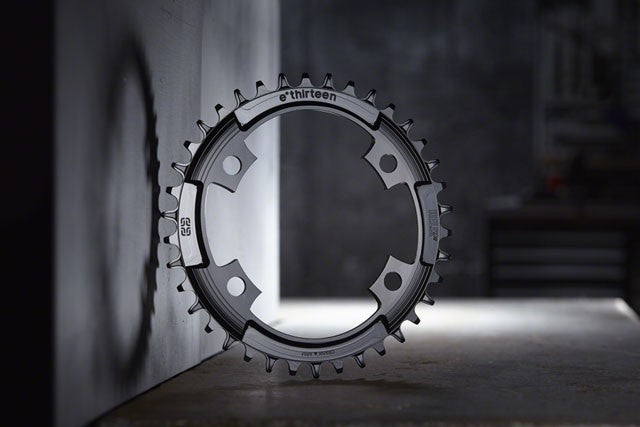 e*thirteen Helix R 107 BCD 4-Bolt Chainring - 40t, 11/12-Speed, 107BCD, Black 3