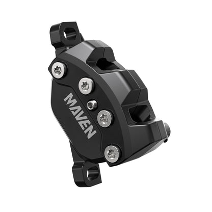 SRAM Maven Base 4-Piston Disc Brake Caliper Front/Rear Post Mount Black 1